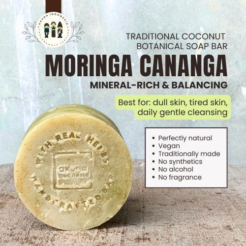 Akuna Botanical Moringa Cananga Soap Bar