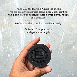 Akuna Botanical Sabun Mandi Alami Charcoal Bamboo