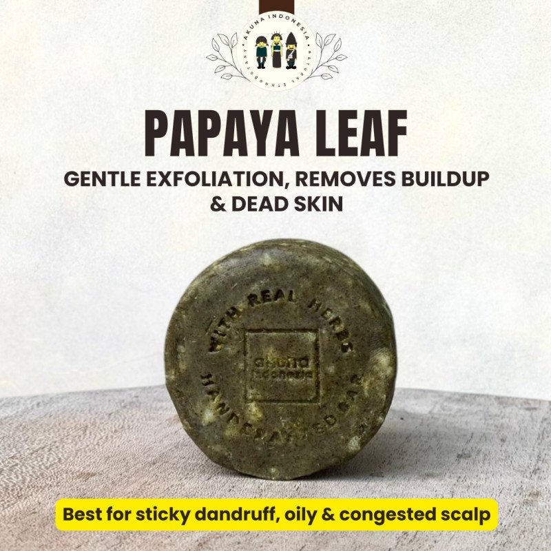 Exfoliating Papaya Shampoo Bar