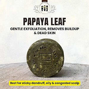 Exfoliating Papaya Shampoo Bar