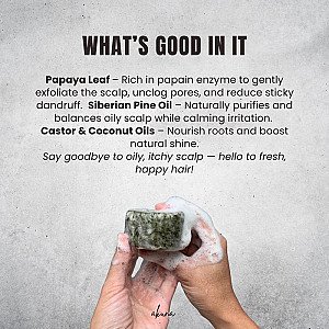 Exfoliating Papaya Shampoo Bar