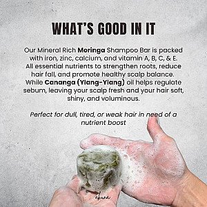 Mineral Rich Moringa Shampoo Bar
