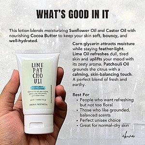 Akuna Botanical Daily Light Body Lotion Alami Lime Patchouli