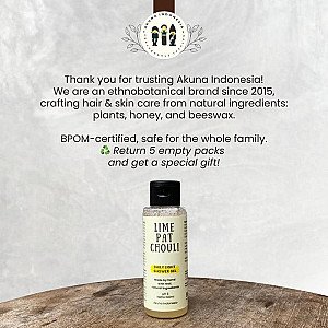 Akuna Botanical Daily Light Shower Gel Alami Lime Patchouli