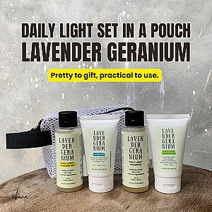 Akuna Botanical Daily Light Shower Gel Alami Lavender Geranium