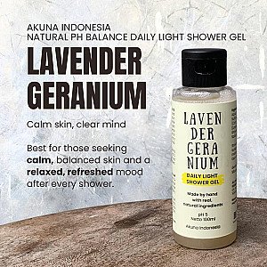 Akuna Botanical Daily Light Shower Gel Alami Lavender Geranium