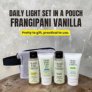 Akuna Botanical Daily Light Shampoo Harian Alami Frangipani Vanilla 