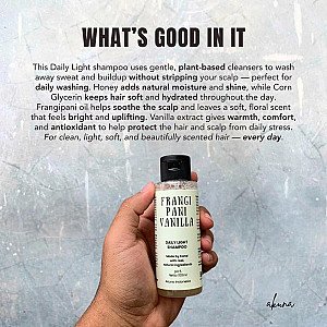 Akuna Botanical Daily Light Shampoo Harian Alami Frangipani Vanilla 