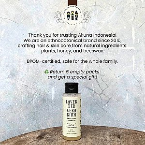 Akuna Botanical Daily Light Shampoo Harian Lavender Geranium 
