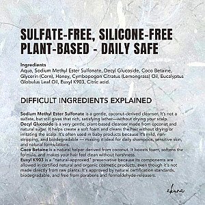 Akuna Botanical Daily Light Shampoo Harian Alami Lemongrass Eucalyptus 