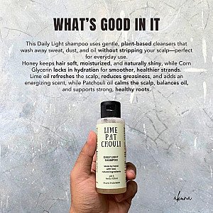 Akuna Botanical Daily Light Shampoo Harian Lime Patchouli 