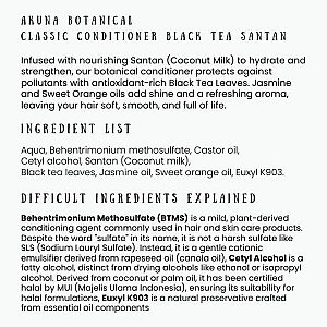 Akuna Botanical Classic Conditioner Black Tea Santan