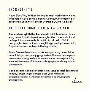 Akuna Botanical Anti Pollutant Black Tea Classic Shampoo