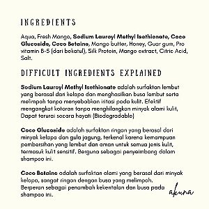 Akuna Botanical Arumanis Mango Classic Shampoo 