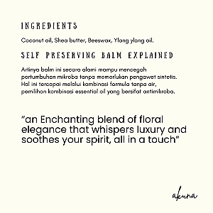 Akuna Botanical Perfume Balm - Ylang Ylang