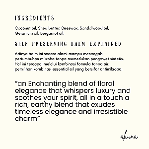 Akuna Botanical Perfume Balm - Sensuous Sandalwood