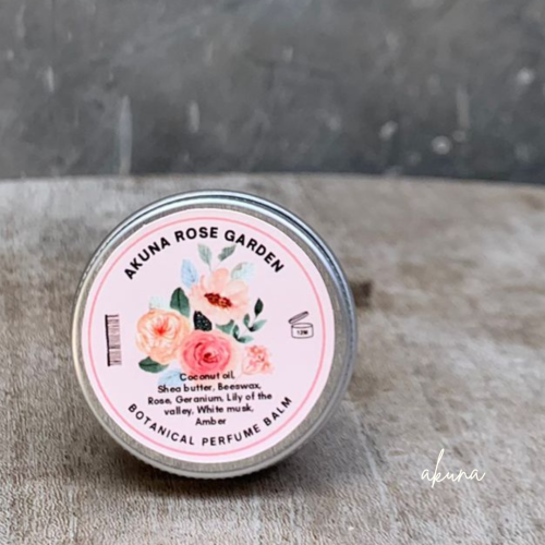 Akuna Botanical Perfume Balm - Rose Garden