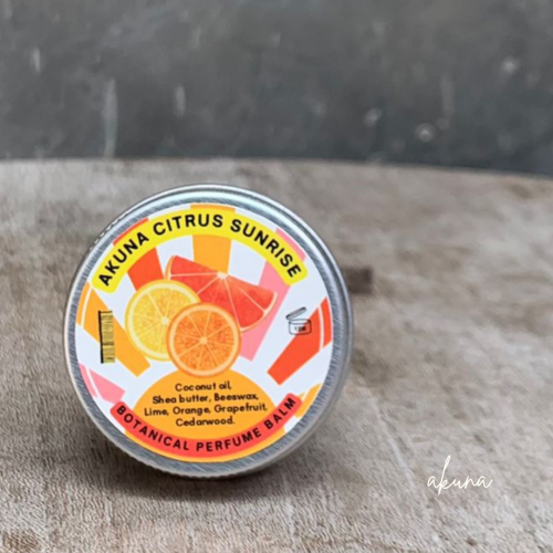 Akuna Botanical Perfume Balm - Citrus Sunrise