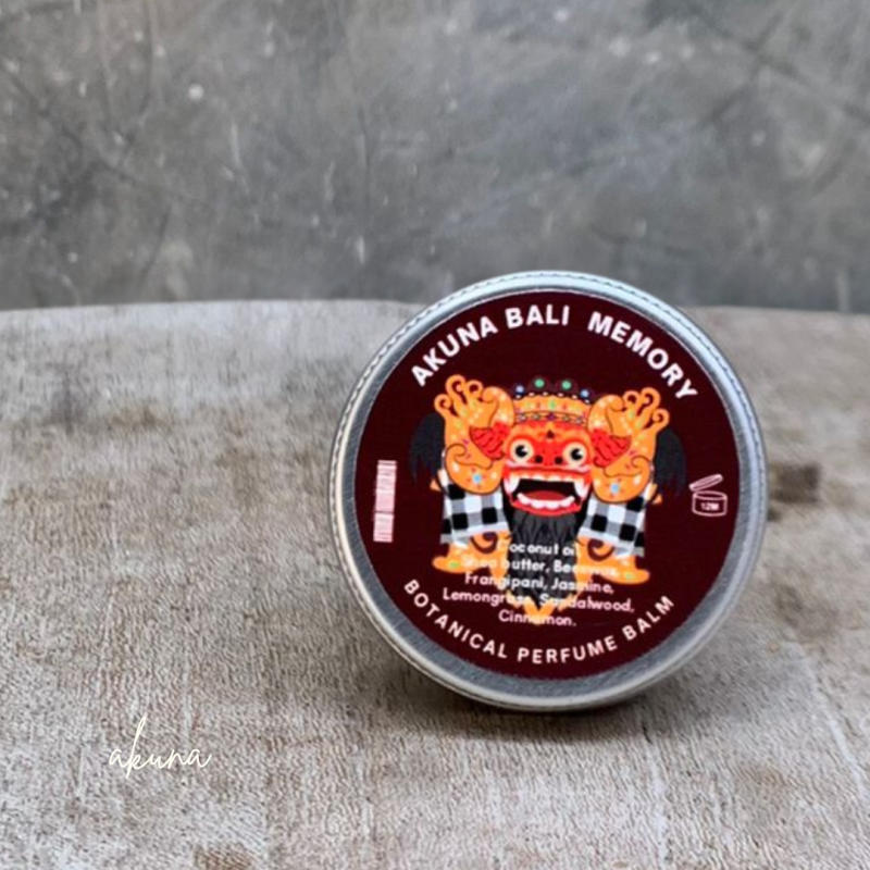 Akuna Botanical Perfume Balm - Bali Memory Red