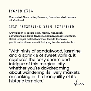 Akuna Botanical Perfume Balm -  Roman Jogja