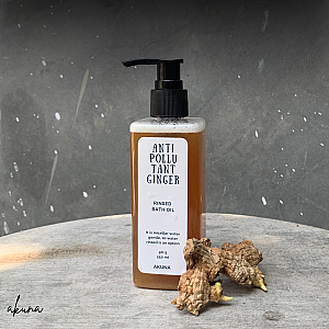 Akuna Botanical Anti Pollutant Ginger Rinse-Off Bath Oil