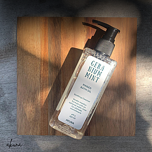 Akuna Botanical Geranium Peppermint Rinse-Off Bath Oil