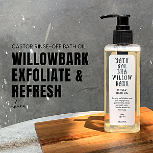 Akuna Botanical Natural BHA Willowbark Rinse-Off Bath Oil