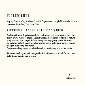 Akuna Botanical Pine Rinse-Off Bath Oil