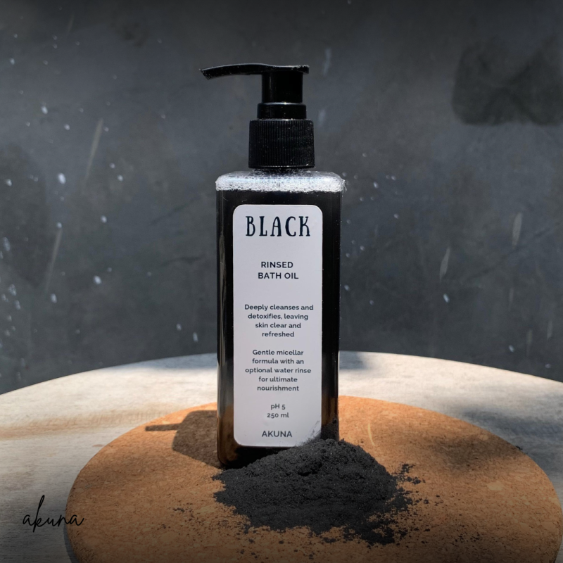 Akuna Botanical Black Rinse-Off Bath Oil