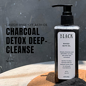 Akuna Botanical Black Rinse-Off Bath Oil