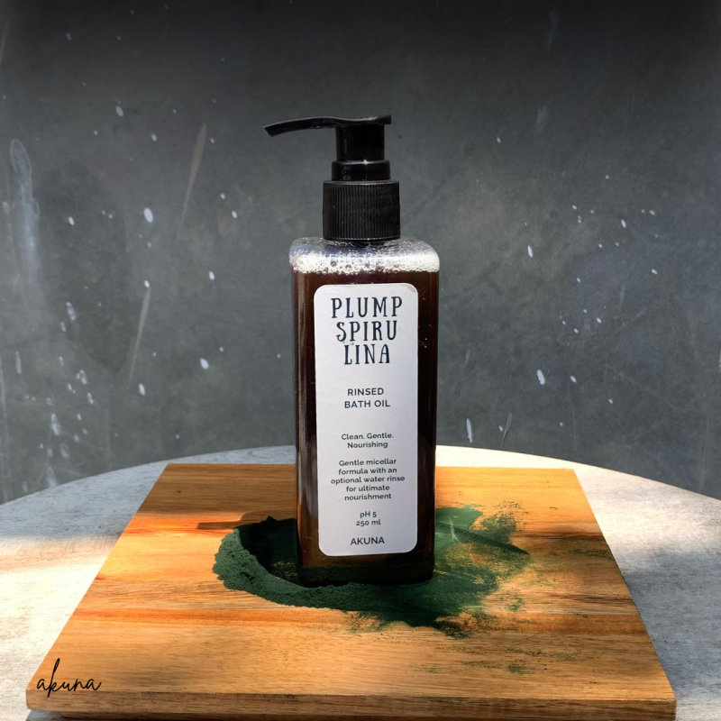Akuna Botanical Plump Spirulina Rinse-Off Bath Oil
